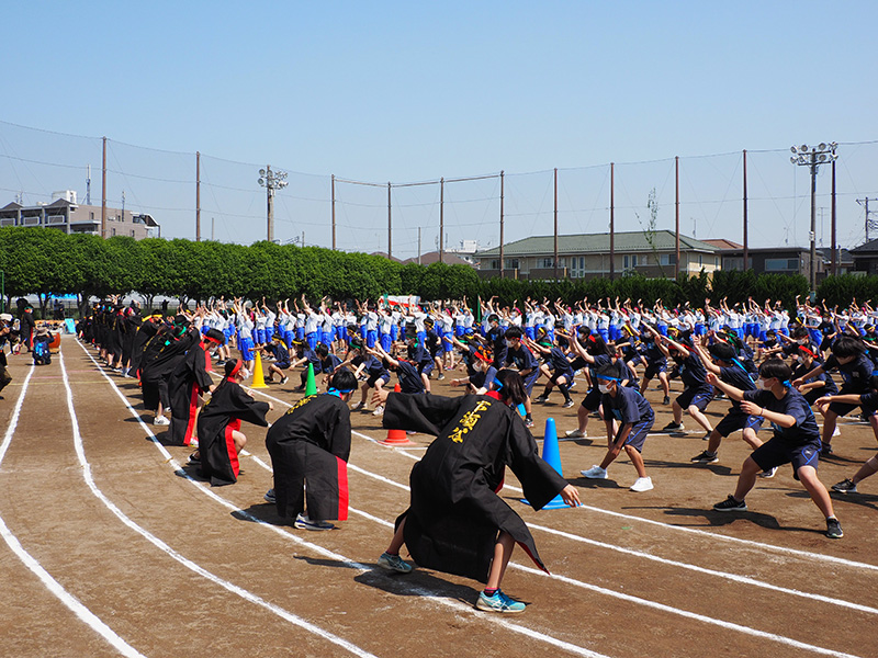 瀬谷第二地区の下瀬谷中学校で開催された「創立４０周年記念体育祭」のイメージ画像です。