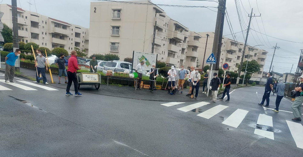 瀬谷第二地区で開催された、橋戸原自治会「町内一斉清掃」のイメージ画像です。