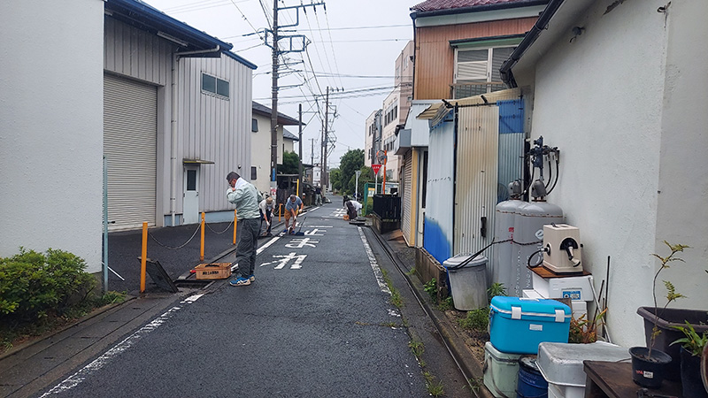 瀬谷第二地区で開催された、橋戸原自治会「町内一斉清掃」のイメージ画像です。