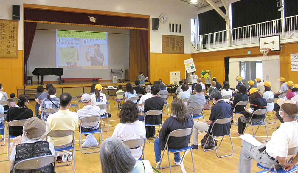 瀬谷第二地区連合自治会で開催された、瀬谷さくら小学校地域防災拠点 秋季防災訓練の開催イメージです。