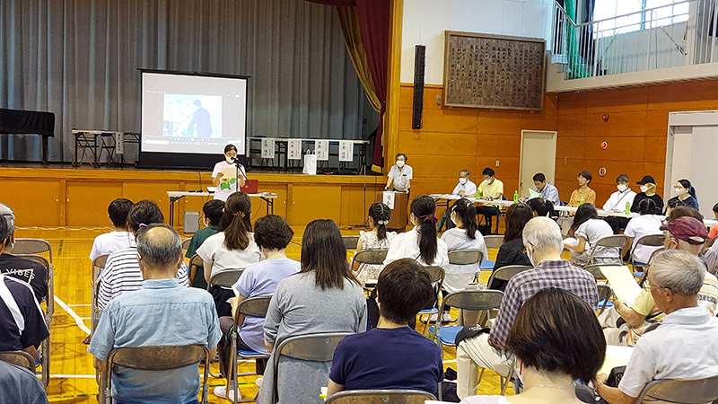 瀬谷第二地区連合自治会で開催された、地区集会・まちの教育座談会のイメージ画像です。