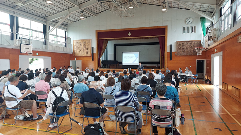 瀬谷第二地区連合自治会で開催された、水害対策訓練のイメージ画像です。