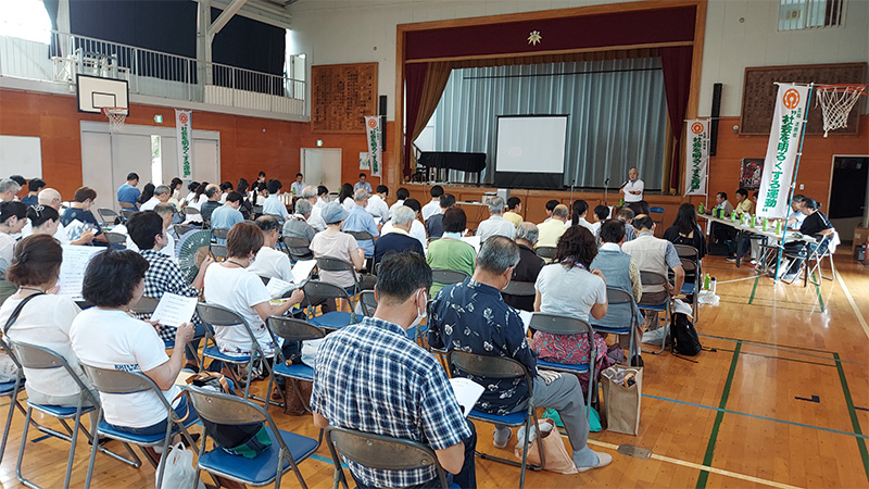 瀬谷第二地区連合自治会で開催された、地区集会・街の教育座談会のイメージ画像です。