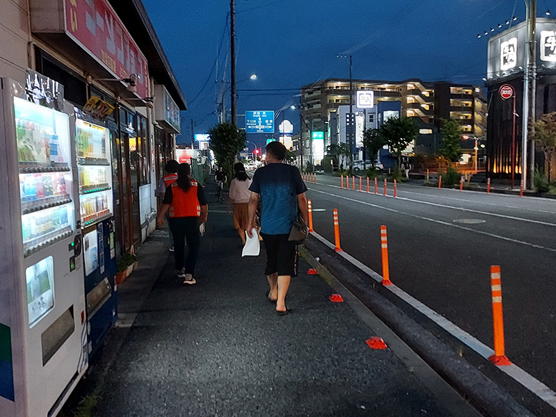 瀬谷第二地区連合自治会で実施された、社明防犯パトロールのイメージ画像です。