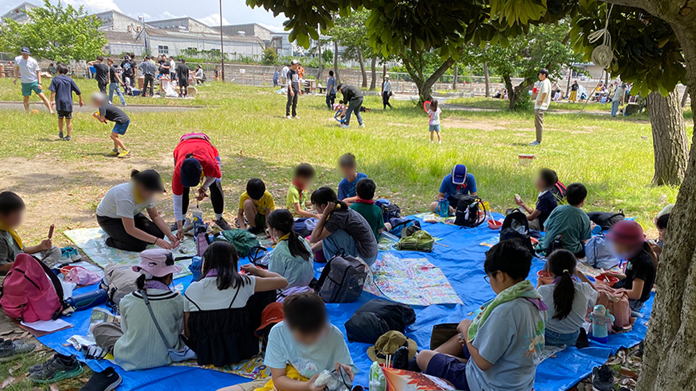 瀬谷第二地区連合自治会で開催された、潮干狩りのイメージです。