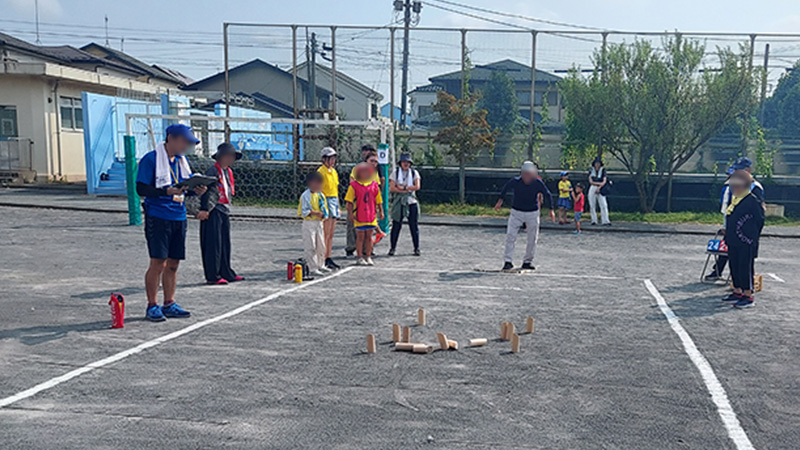 瀬谷第二地区連合自治会で開催された、第3回モルック大会のイメージです。