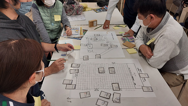 瀬谷第二地区で開催された、防災研修会 避難所運営ゲーム（HUG）のイメージ画像です。