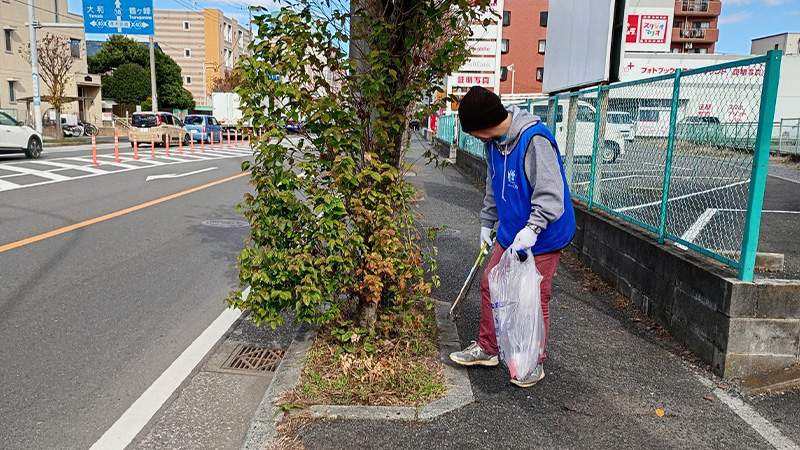 瀬谷第二地区で開催された、秋季地域清掃のイメージ画像です。