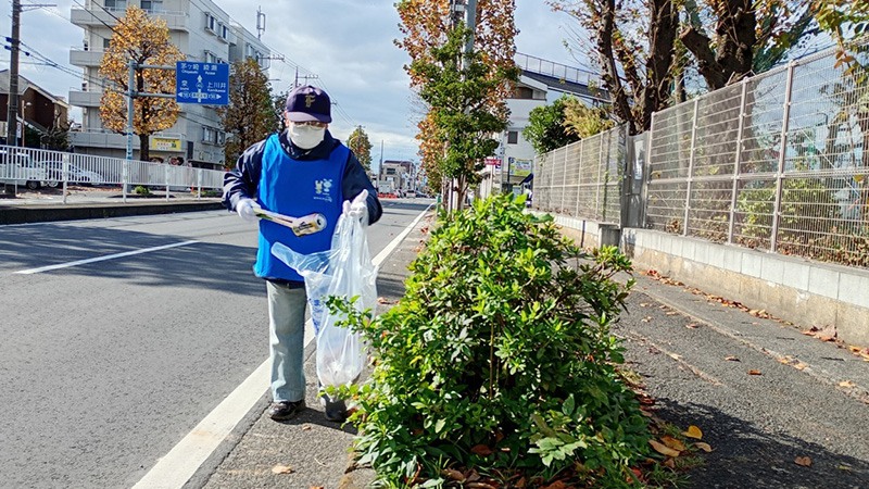 瀬谷第二地区で開催された、秋季地域清掃のイメージ画像です。