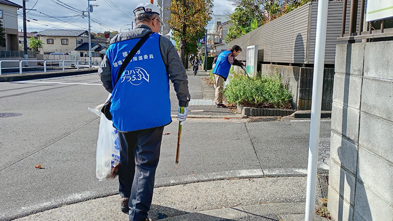 瀬谷第二地区で開催された、秋季地域清掃のイメージ画像です。