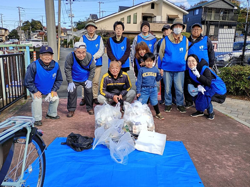 瀬谷第二地区で開催された、秋季地域清掃のイメージ画像です。