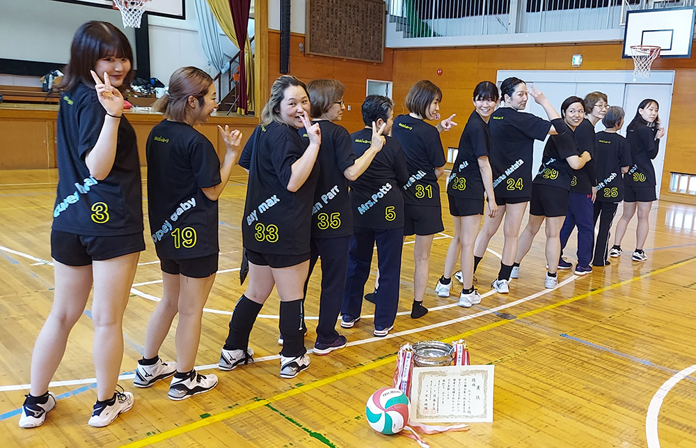 瀬谷第二地区で開催された、「第36回瀬谷第二地区女子バレーボール大会」のイメージ画像です。