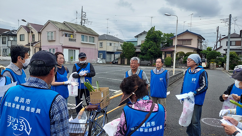 瀬谷第二地区連合自治会で開催された、「春季地域清掃」のイメージ画像です。
