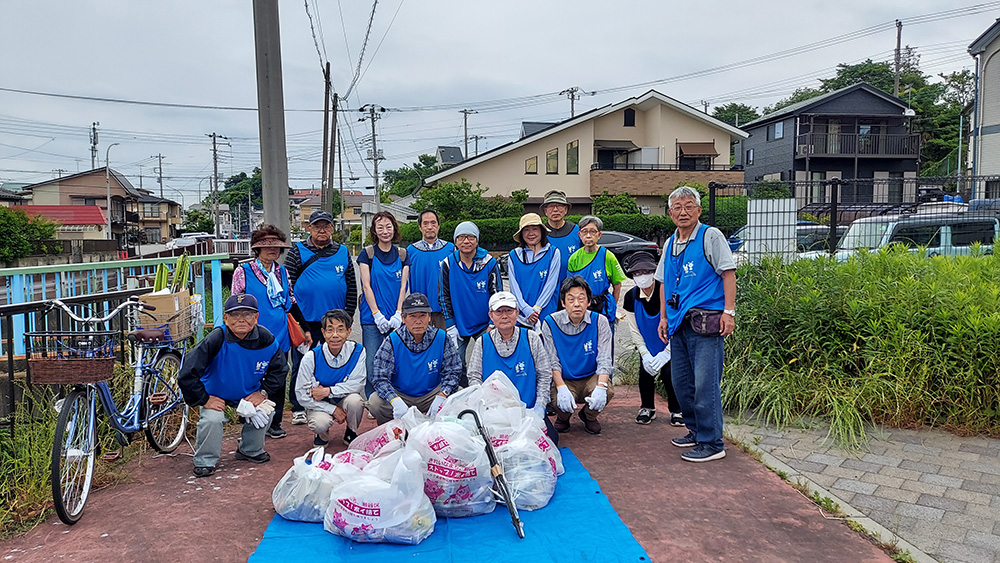 瀬谷第二地区連合自治会で開催された、「春季地域清掃」のイメージ画像です。
