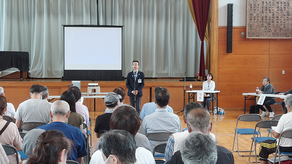瀬谷第二地区連合自治会で開催された、水害対策訓練のイメージ画像です。