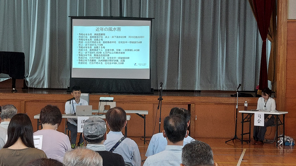 瀬谷第二地区連合自治会で開催された、水害対策訓練のイメージ画像です。