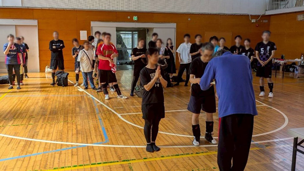 瀬谷第二地区連合自治会で開催された、ソフトバレーボール大会のイメージ画像です。