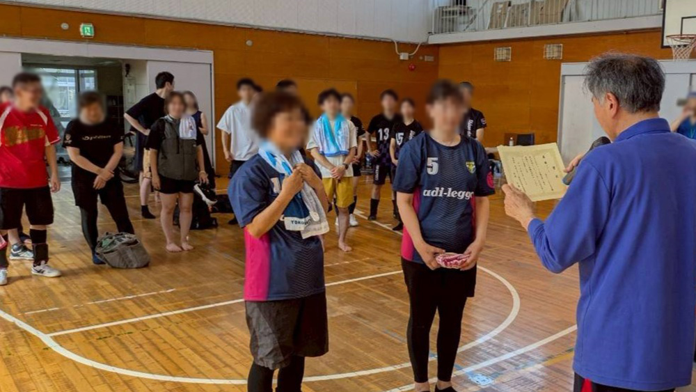 瀬谷第二地区連合自治会で開催された、ソフトバレーボール大会のイメージ画像です。