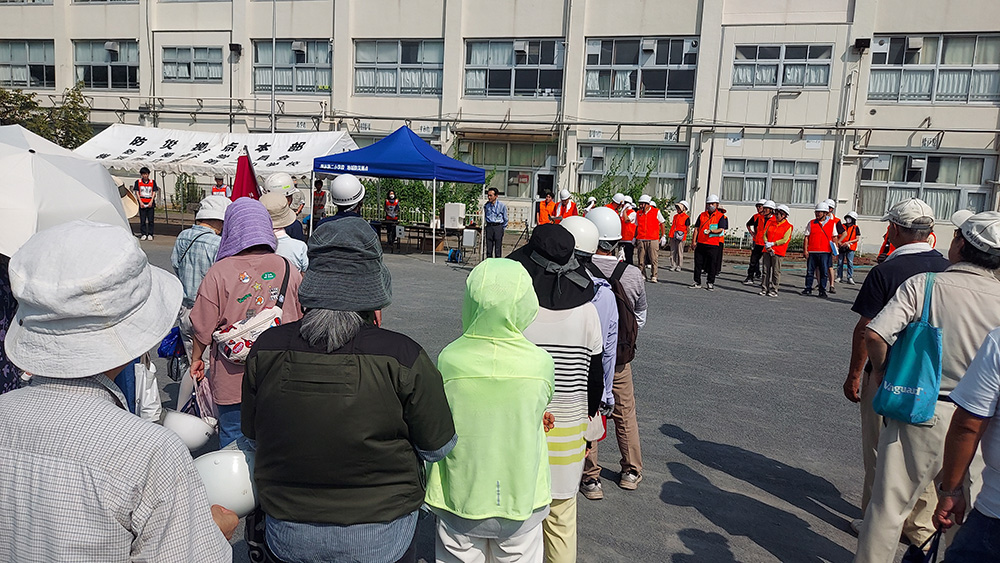 瀬谷第二地区連合自治会で開催された、令和7年度秋季防災訓練のイメージです。