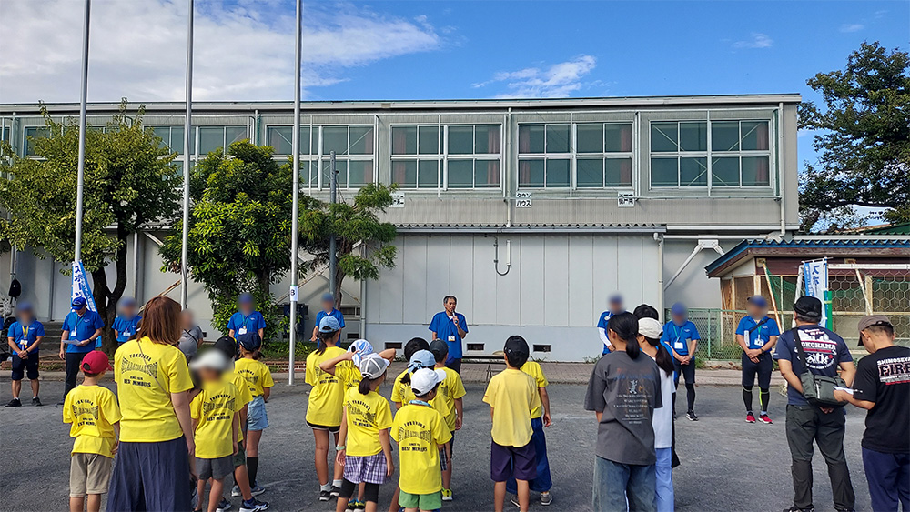瀬谷第二地区連合自治会で開催された、第4回モルック大会のイメージです。