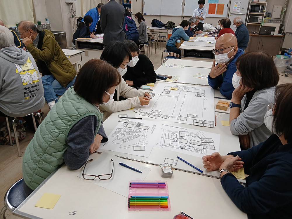 瀬谷第二地区で開催された、防災研修会 避難所運営ゲーム(HUG)のイメージ画像です。