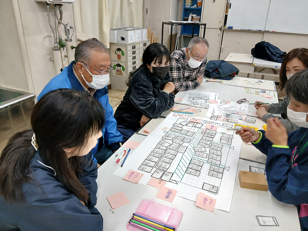 瀬谷第二地区で開催された、防災研修会 避難所運営ゲーム(HUG)のイメージ画像です。