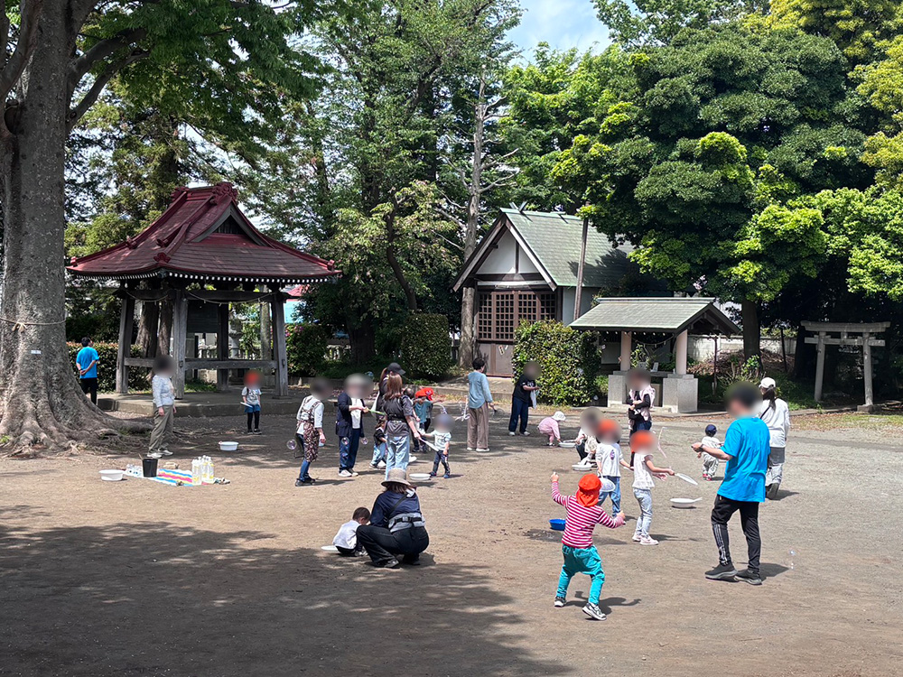 瀬谷第二地区で開催された、子育て交流会のイメージ画像です。