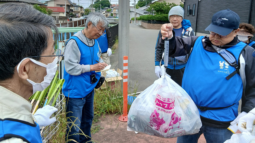瀬谷第二地区の環境事業推進委員会により開催された「地域清掃活動」のイメージ画像です。