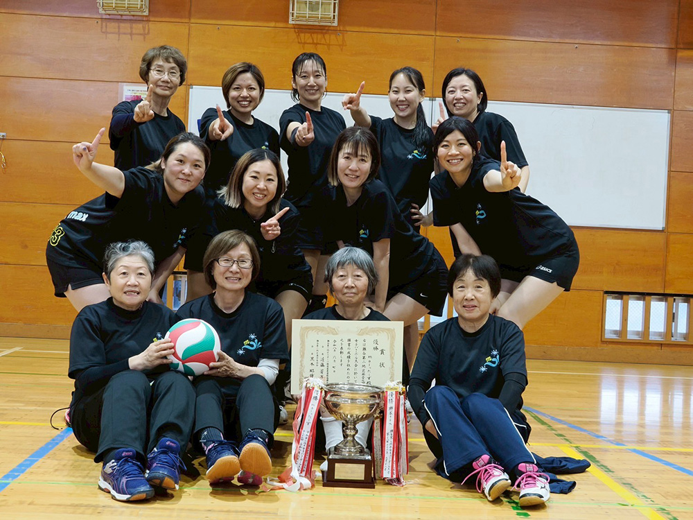 瀬谷第二地区で開催された、「第37回瀬谷第二地区女子バレーボール大会」のイメージ画像です。