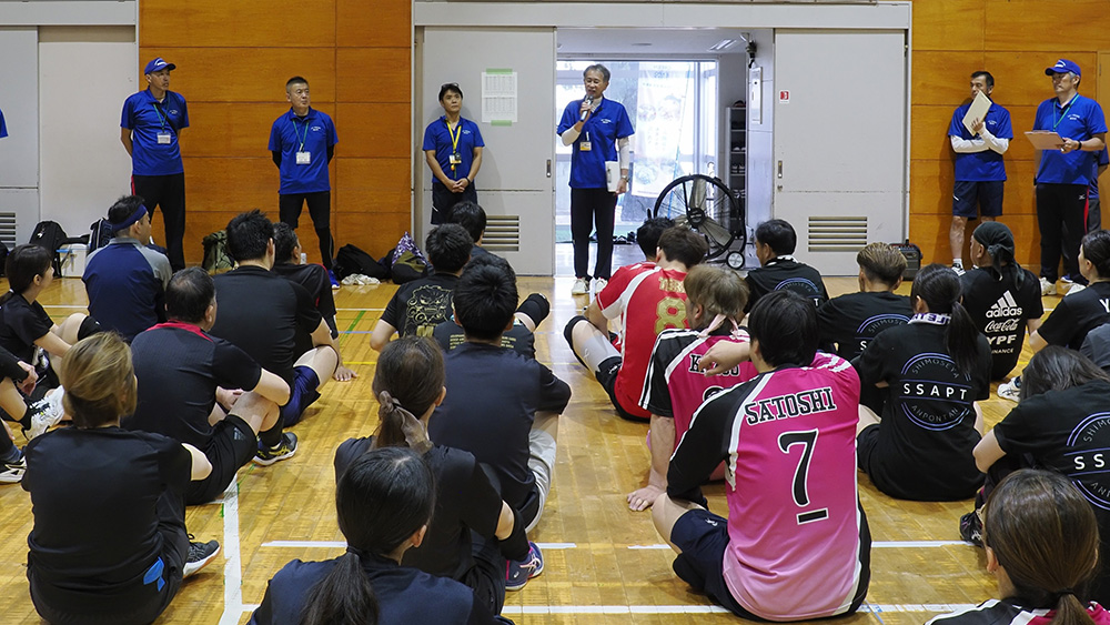 瀬谷第二地区連合自治会で開催された、ソフトバレーボール大会のイメージ画像です。