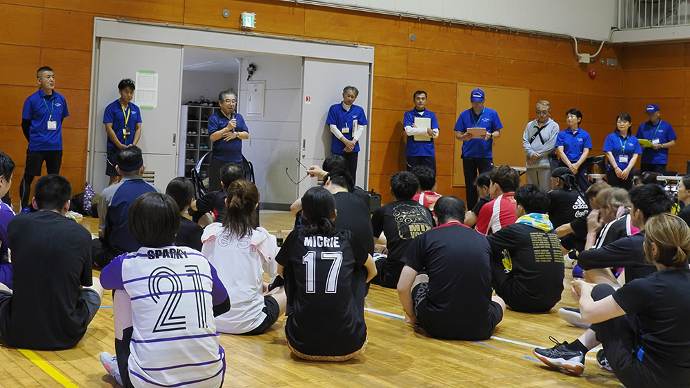瀬谷第二地区連合自治会で開催された、ソフトバレーボール大会のイメージ画像です。