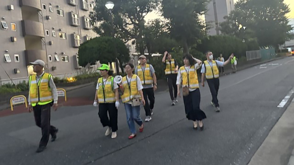 瀬谷第二地区連合自治会で実施された、社明防犯パトロールのイメージ画像です。