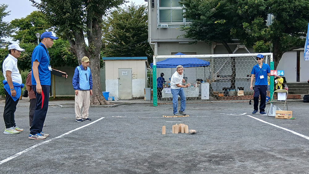瀬谷第二地区連合自治会で開催された、第5回モルック大会のイメージです。