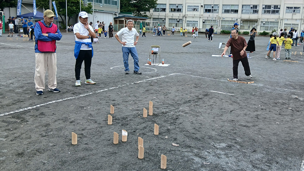 瀬谷第二地区連合自治会で開催された、第5回モルック大会のイメージです。