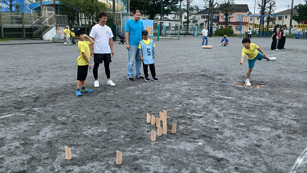 瀬谷第二地区連合自治会で開催された、第5回モルック大会のイメージです。