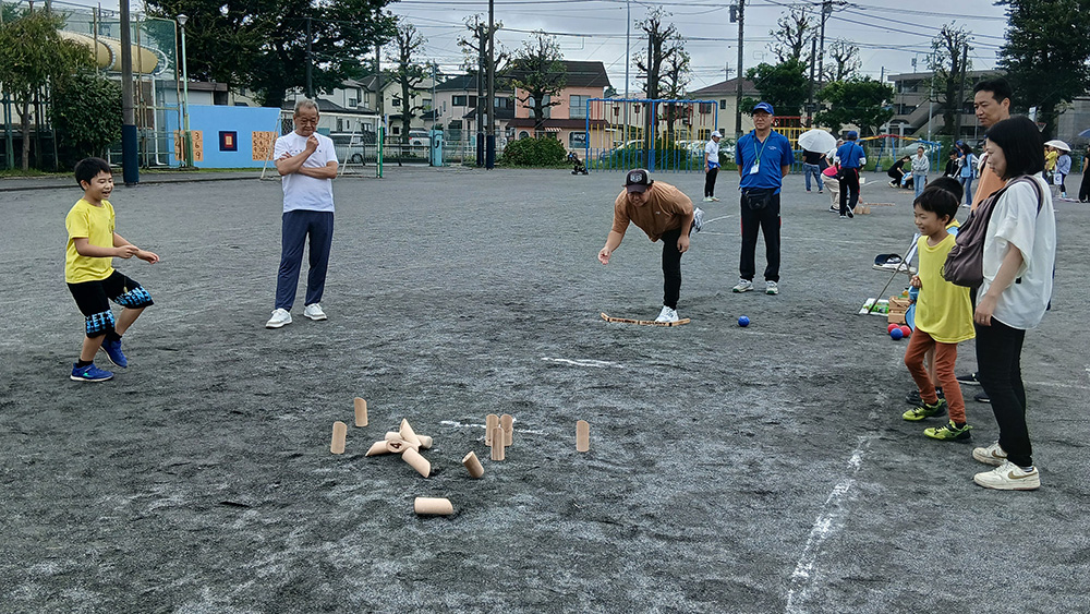 瀬谷第二地区連合自治会で開催された、第5回モルック大会のイメージです。