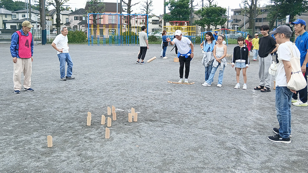 瀬谷第二地区連合自治会で開催された、第5回モルック大会のイメージです。
