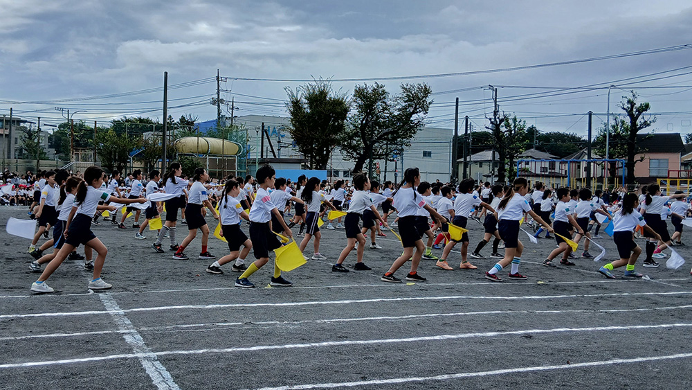 瀬谷第二地区の瀬谷第二小学校で開催された、運動会のイメージです。